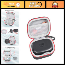 Hard Case for True Wireless Earbuds  Compact Storage Pouch with Metal Hook  Zi