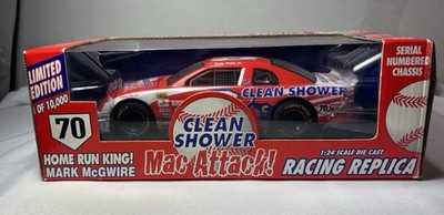 Racing Champions BOBBY HILLIN JR #8 1/24 Diecast Clean Shower Mac Attack!New