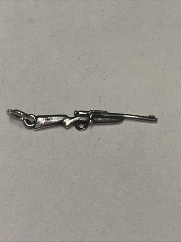 James Avery Retired 3D Bolt Action Rifle Charm