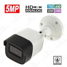 5MP CCTV HD Analog IR Outdoor Bullet Camera 2.8mm Lens with Built-In Mic