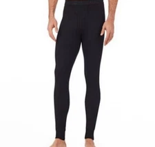 Cuddl Duds Men’s XL Waffle Thermal Baselayer Pant Black Performance NIP