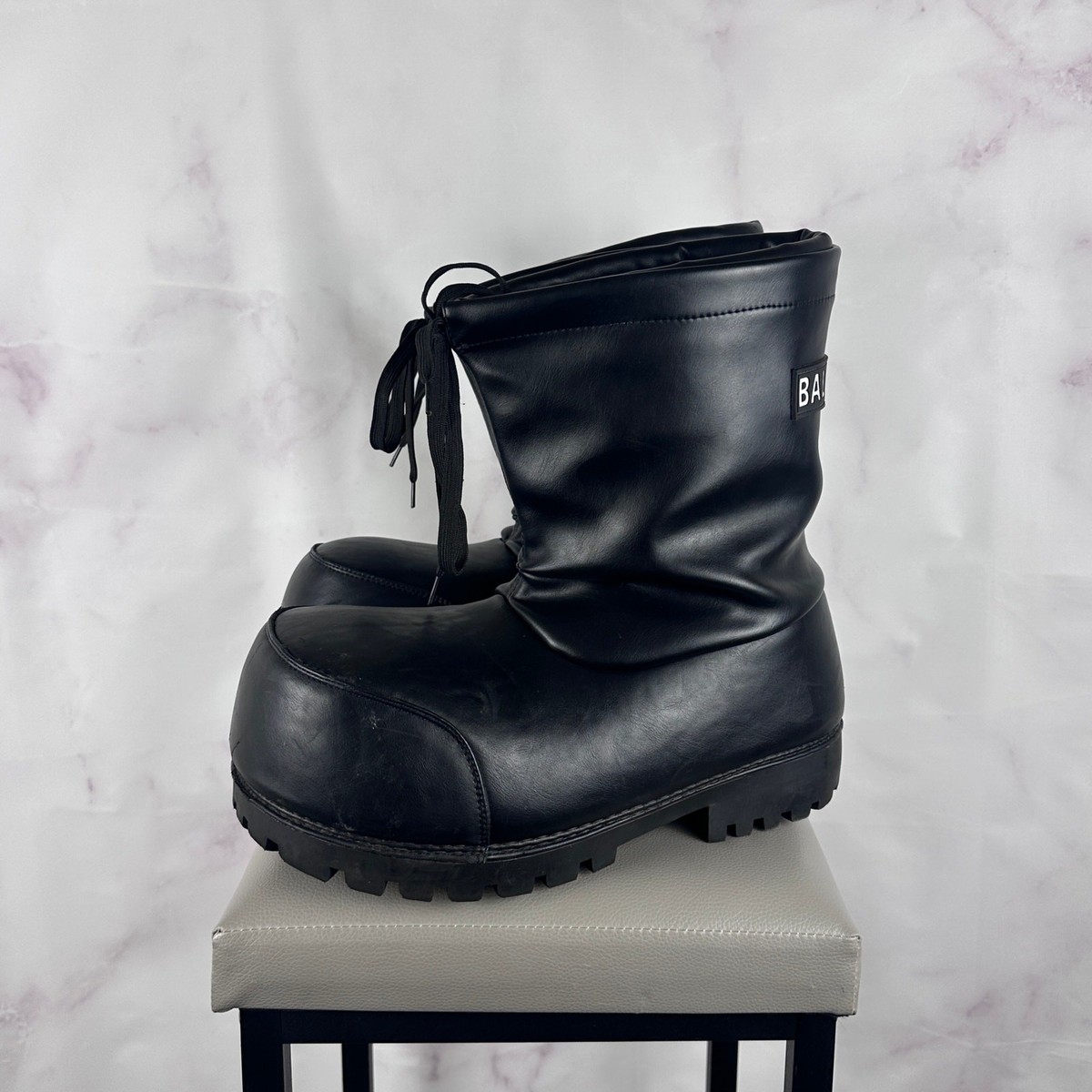 Balenciaga Alaska Boot Low Leather Oversized Demna Gvasalia | eBay