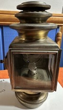 Early Vintage Cm Hall 148 Model Brass Lantern Light Carriage Coach Auto Lamp 28 Early Vintage Cm Hall 148 Model Brass Lantern Light Carriage Coach Auto Lamp 28