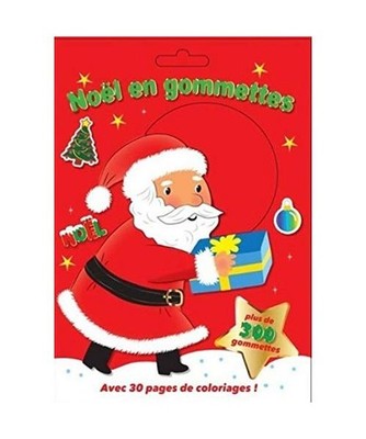 Noël en gommettes - Plus de 300 gommettes avec 30 pages de coloriages !, Pimcho