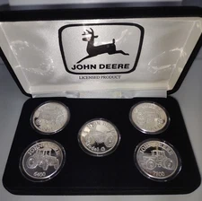 John Deere Series 2 Cased Silver Coins