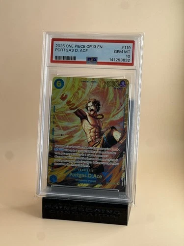 One Piece CCG Portgas D Ace OP13-119 PSA 10