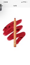 FULL SIZE ILIA Lip Sketch Hydrating Crayon CASE STUDY 4269 Red Lipsitck/LipLiner