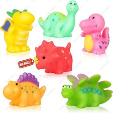 No Hole No Mould Baby Bath Toys - 6PCS Dinosaurs Bath Toys Swimming Pool Toys