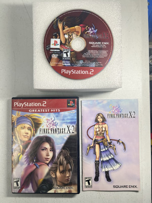 Final Fantasy X-2 FF 10-2 (PlayStation 2 PS2) Greatest Hits Complete CIB TESTED