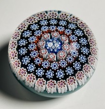 Peter McDougall  Millefiori Paperweight * Marked S P * Teal