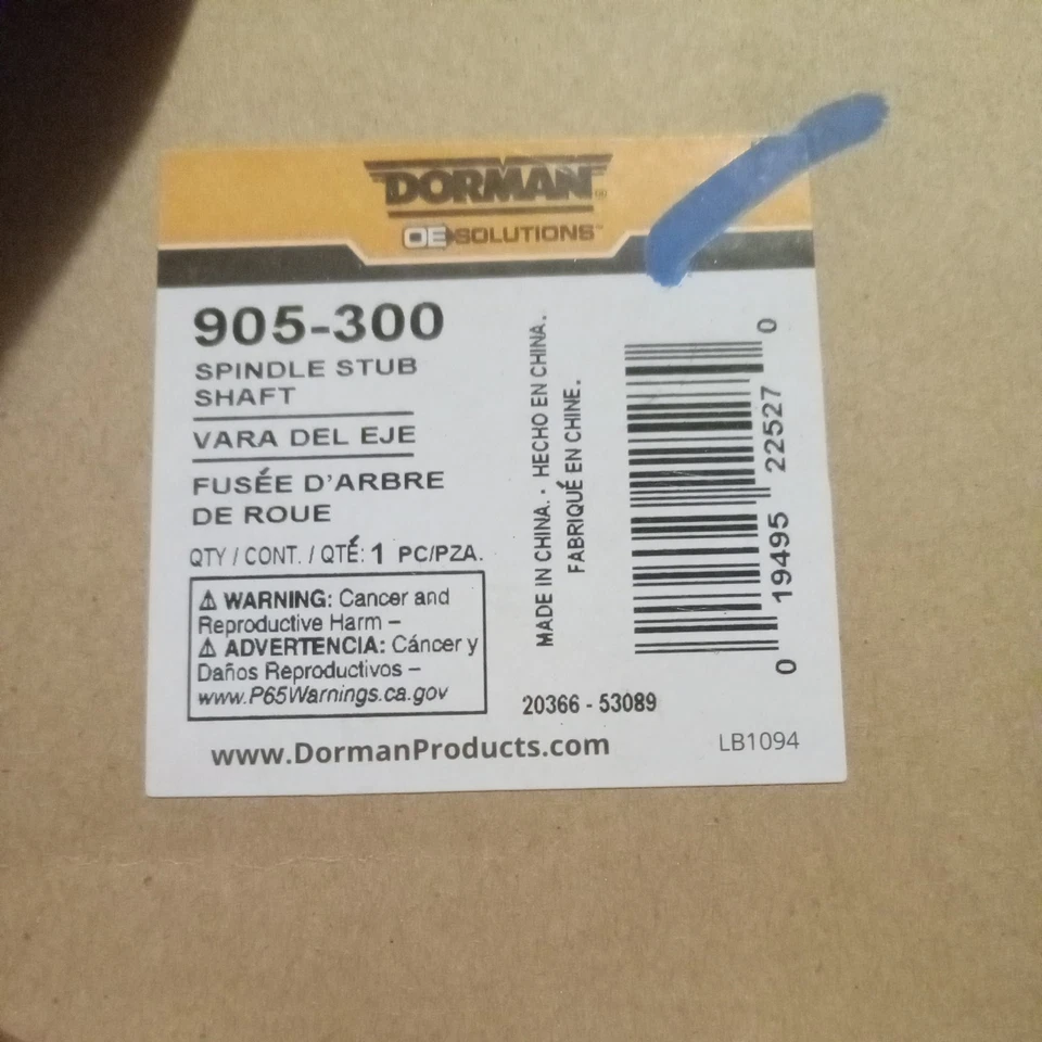 (2000-2008) Ford Focus Dorman parte # 905-300 eje eje nuevo  Foto 2 de 4