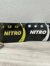 Nitro Ultimate Distance Golf Balls, 23 Pack, White /yellow