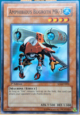 Yu-Gi-Oh! Amphibious Bugroth MK-3 - SD4-EN009 - 1st Edition -  englisch