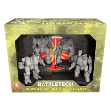 Catalyst Game Labs, BattleTech: House Davion Heavy Battle Lance - Unpainted Mini
