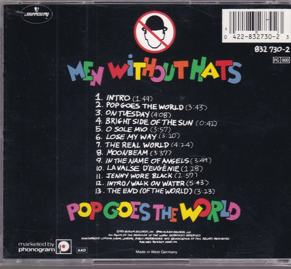 Men Without Hats /  Pop Goes The World  (NEU) - Bild 2 von 2