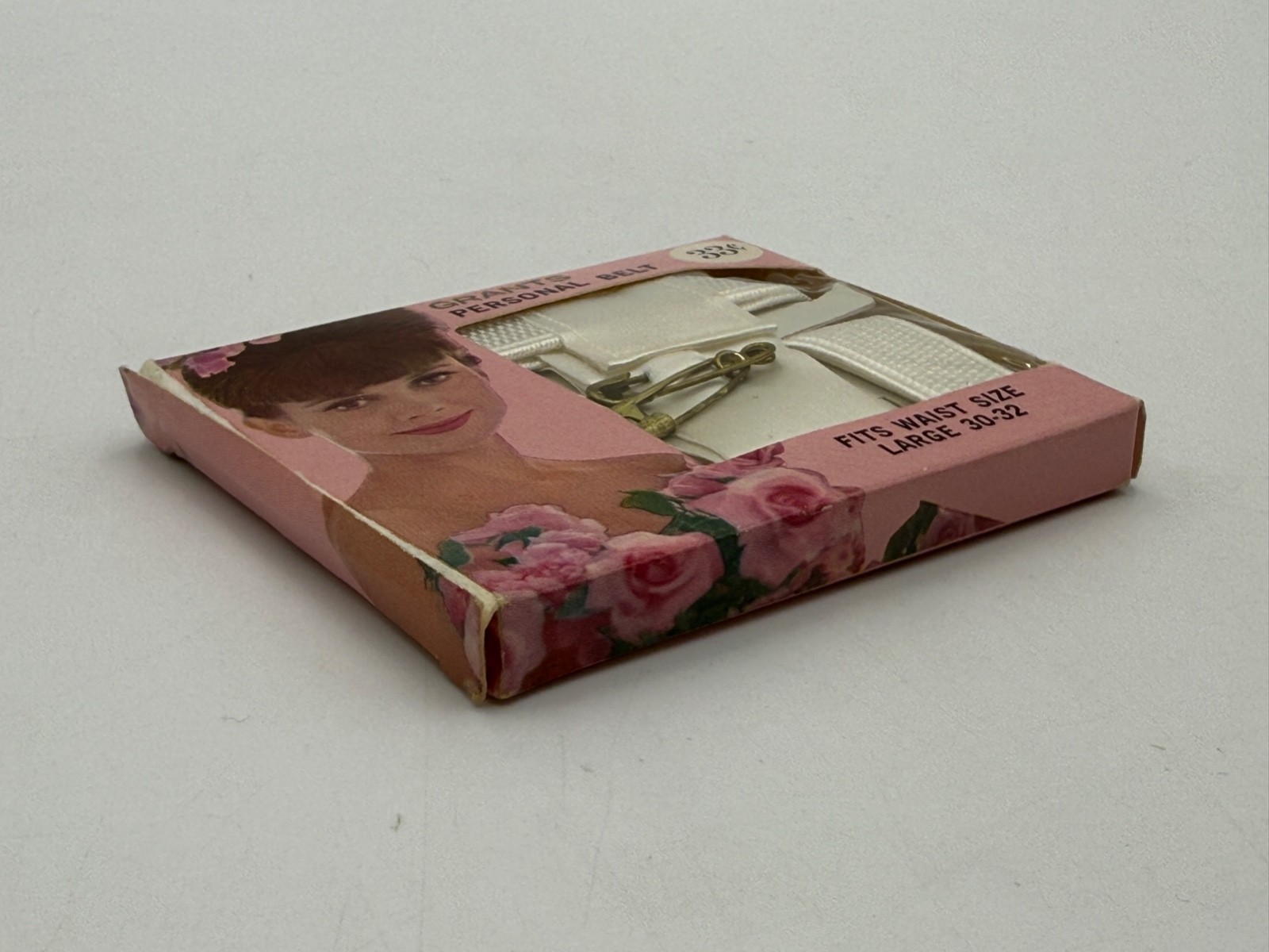 Vintage 1960s Grants Personal Belt Waist 30-32 Sanitary Napkin Pad Belt NOS