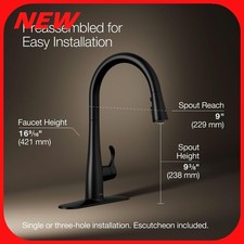 KOHLER Simplice Response Touchless Pull Down Kitchen Faucet r 12