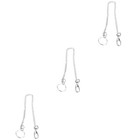 Set of 3 Schlüsselkette Edelstahl Kreativer Schlüsselanhänger Aus Metall