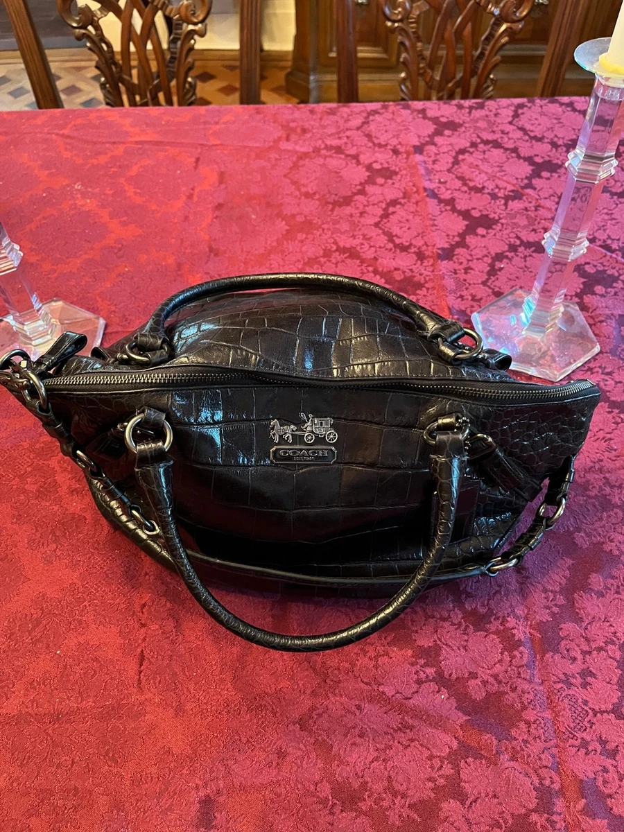 バッグ vintage coach madison shoulder bag black Coach Madison Shoulder Bag Black Bags & Handbags for Women