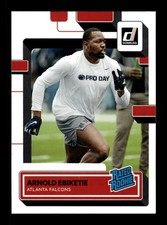 2022 Donruss #366 Arnold Ebiketie - Atlanta Falcons Rated Rookie Football Card. rookie card picture