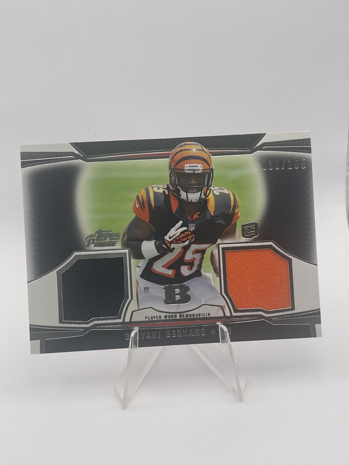 Giovani Bernard Topps Prime Dual Relic #DRGB Base