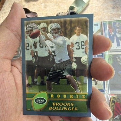 Topps 2003 Topps Chrome Brooks Bollinger New York Jets Football Card #263 RC