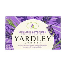 Yardley London English Lavender with Essential Oils Soap Bar 4.25 oz Bar Pack