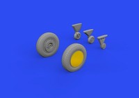 Eduard Accessories 648816 - 1:48 F4F-4 Wheels Late For Eduard - Neu