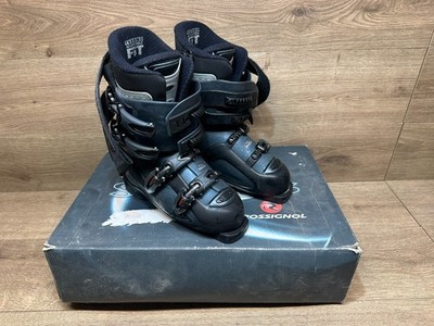 Rossignol Salto GTX Super Skischuhe Herren Gr. 27,5 UK schwarz blau Klettverschluss
