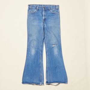 Levi’s 684 Levis 684 Bell Bottom Jeans Mens 31 X 34 Big Bell Orange Tab Zip