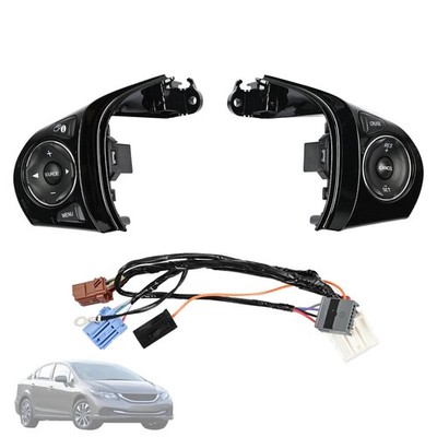 Magimaker Pair Steering Wheel Audio Control Switch Button Compatible with Hon...