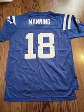 Reebok Peyton Manning Indianapolis Colts Jersey Youth Size Large 14-16 Football