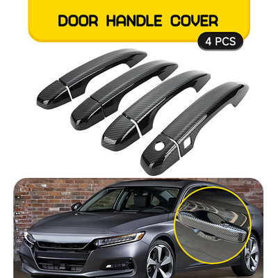 4X For 2018-2022 Honda Accord w/ Smartkey Hole Exterior Door Handle Cover Trim A