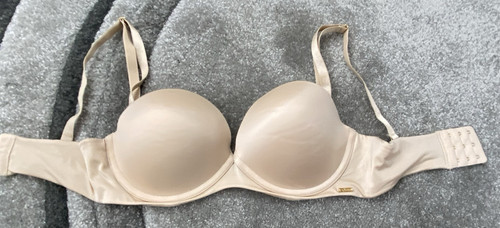 Ultimo Nude Underwired Boost Push Up Plunge Convertible Bra Size 34D