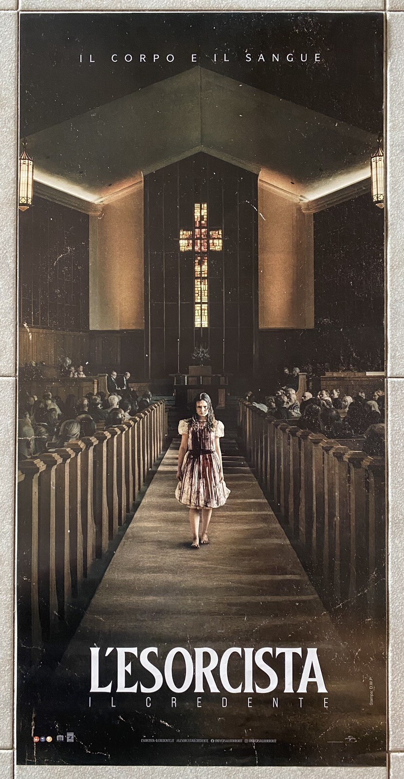 Locandina originale film L'esorcista - Il credente (2023) - Regia di David Gordon Green