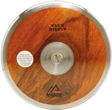Amber Precision Wood Club Discus Balanced, Stable, Versatile Thrower's Companion