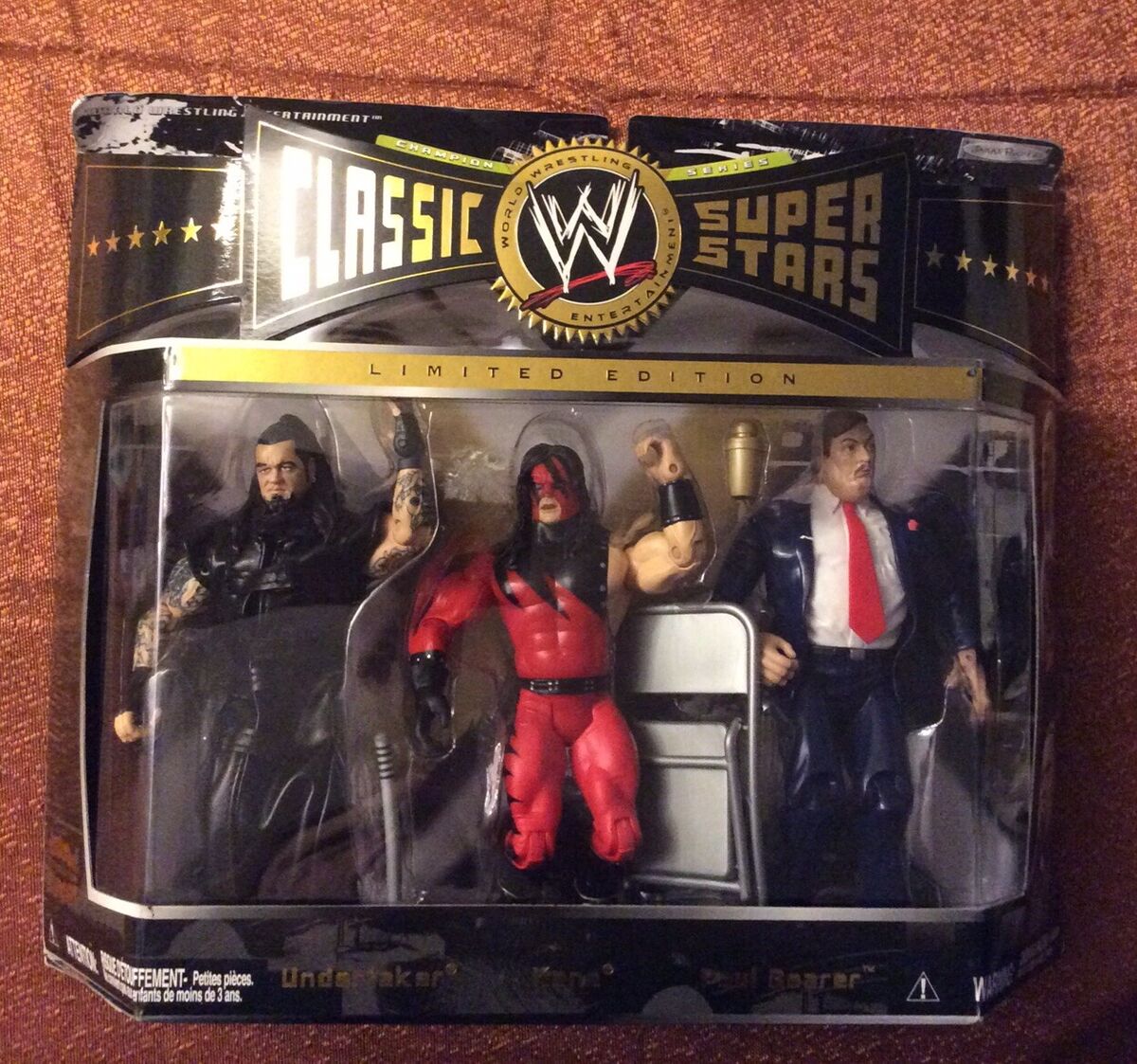 JAKKS PACIFIC WWE CLASSIC SUPER STARS 3 PACK UNDERTAKER JAKKS PACIFIC WWE CLASSIC SUPER STARS 3 PACK UNDERTAKER