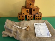 Yardzee, Farkle  20 Games - Giant Yard Dice Set Summer Drinking Games Adult