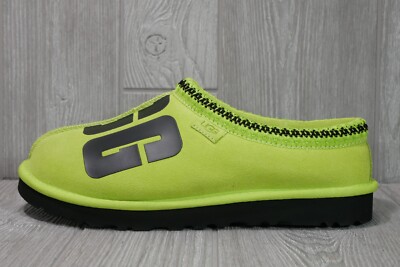 UGG Tasman CHOPD Wool/Suede Key Lime/Black Slippers 1128195 Men s Shoes 9- 13
