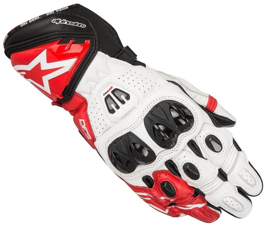 Alpinestars GP PRO R2 Motorcycle Racing GLOVE - Red/White - £60 OFF