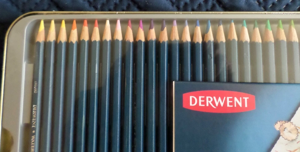 Derwent Watercolor Pencils 36 Water Colors Tin Case 32885 NEW Artist Watercolour - Image 4 of 4