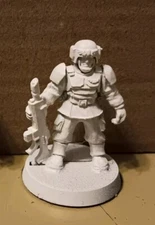 Warhammer 40K Imperial Guardsman At Parade Rest #2 OOP Metal Cadian SEALED GW