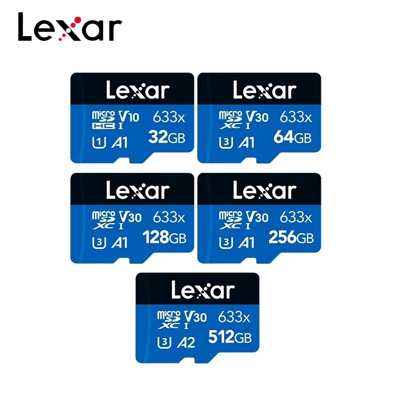 Lexar 633x Micro SD Card 512GB 256GB 128GB 64GB 32GB Memory Card Up to 100MB/s - Image 3 of 4