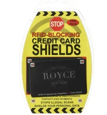 Royce Leather Blocking Credit Card Id Protectors 4 Pack