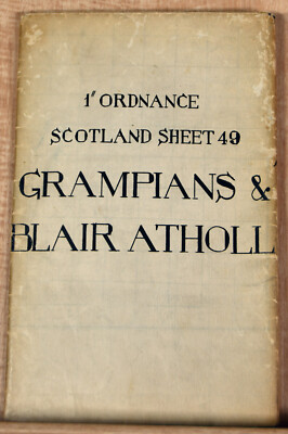Set 2 One-Inch Ordnance Maps 1947 Scotland Grampians Blair Atholl & Loch Maree