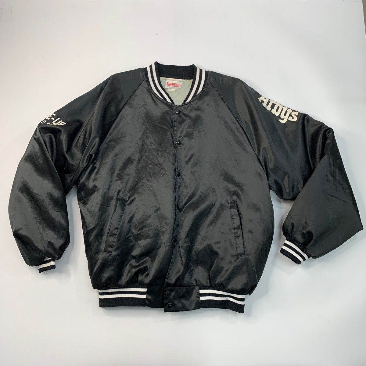 Vintage Hartwell Varsity Jacket Mens XL Nylon Pace Academy Knights 