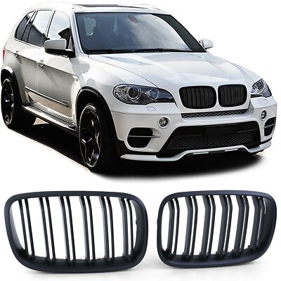 Sport Kühlergrill Doppelsteg Performance Matt passend für BMW X5 E70 X6 E71