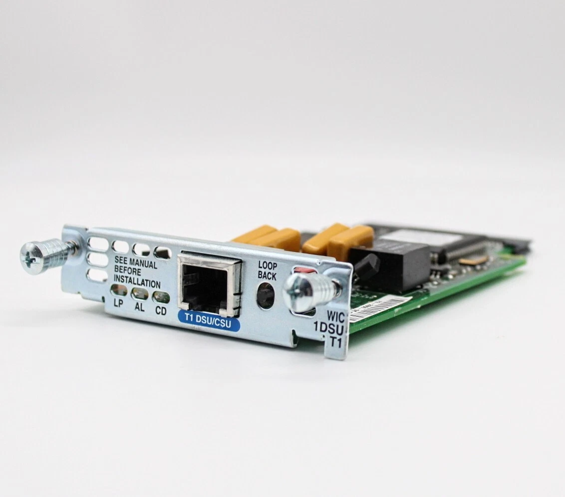 Cisco WIC-1DSU-T1 WAN Interface Card- Ethernet RJ45