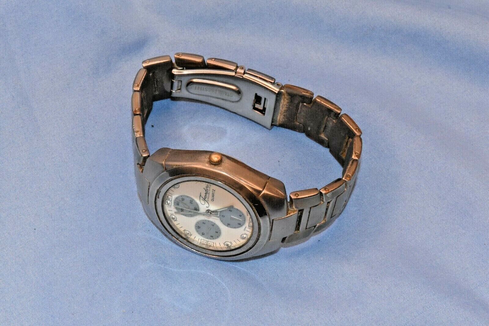 Early Chinese Mens 49mm Fondini Watch - Japan Movt - New Battery - Working 