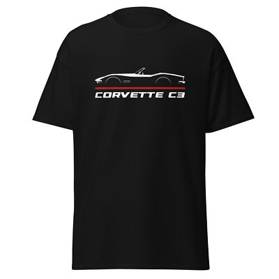Premium T-Shirt For Chevrolet Corvette C3 Convertible 1968-1972 Birthday Gift